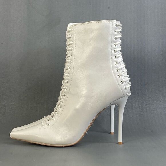 STEVE MADDEN Women's Allnight Lace-Up Stiletto Dress Booties size 6.5 - Picture 5 of 9